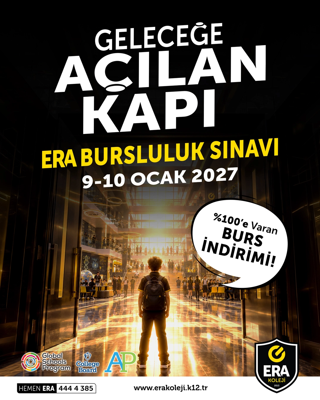 ERA Koleji Bursluluk Sınavı 9-10 Ocak 2027