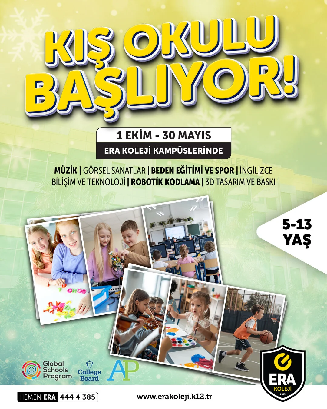 ERA Koleji Kış Okulu 2026 Başlıyor