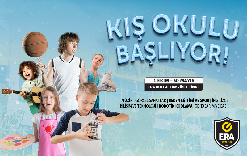 ERA Kolejinde Kış Okulu Heyecanı 1 Ekim'de Başlıyor