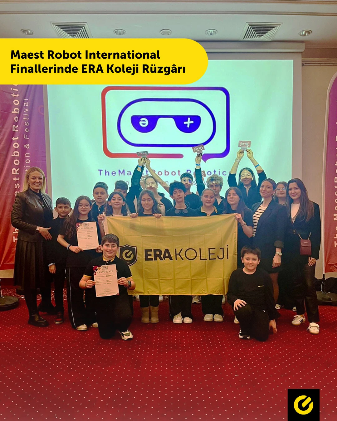ERA Koleji – Maest Robot International Finallerinde ERA Koleji Rüzgarı görseli