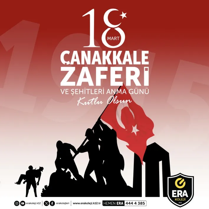 ERA Koleji – 18 Mart Çanakkale Zaferi ve Şehitleri Anma Töreni görseli