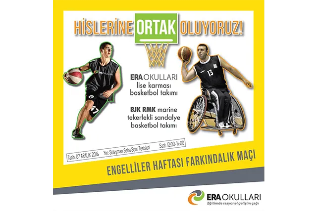 ERA Koleji – Era Okulları Ve Beşiktaş Rmk Marine, Farkındalık İçin Sahada görseli
