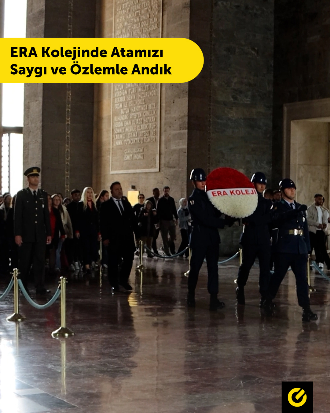 ERA Koleji – Atamızı Saygı, Sevgi, Minnet ve Rahmetle Andık görseli