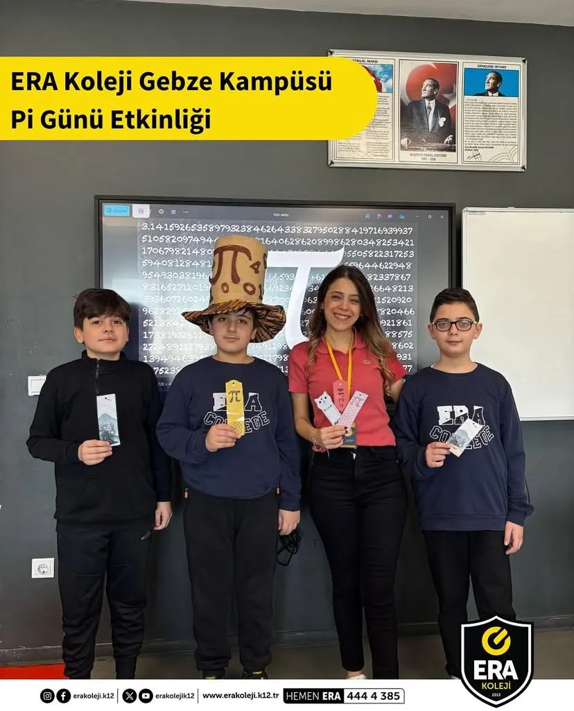 ERA Koleji – ERA KOLEJİ Pİ GÜNÜ ETKİNLİĞİ görseli