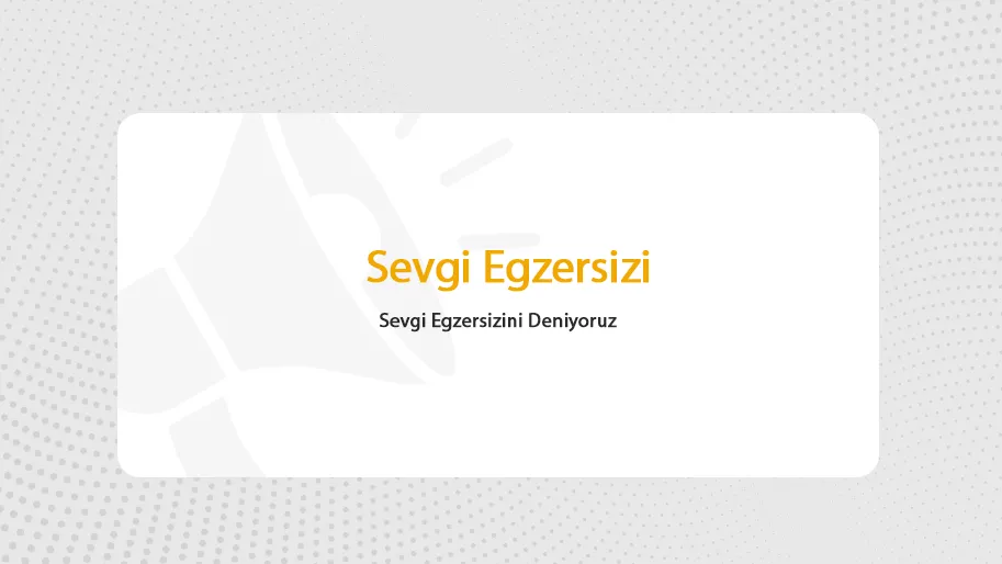 Sevgi Egzersizi Olur Mu Demeyin Mutlaka Deneyin