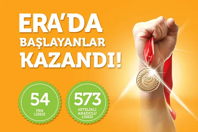 ERA Koleji – Era'da Başlayanlar Kazandı! görseli