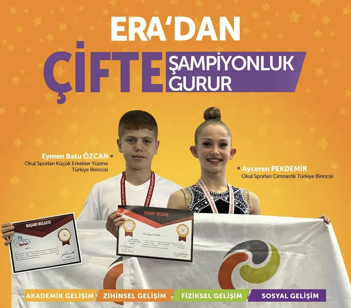ERA Koleji – ERA'DA ÇİFTE BAŞARI görseli