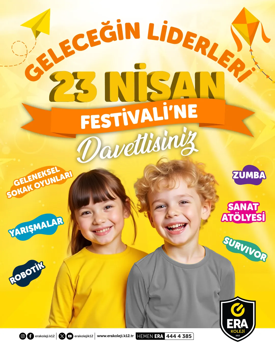 ERA Koleji –  23 Nisan Festivaline Davetlisiniz görseli