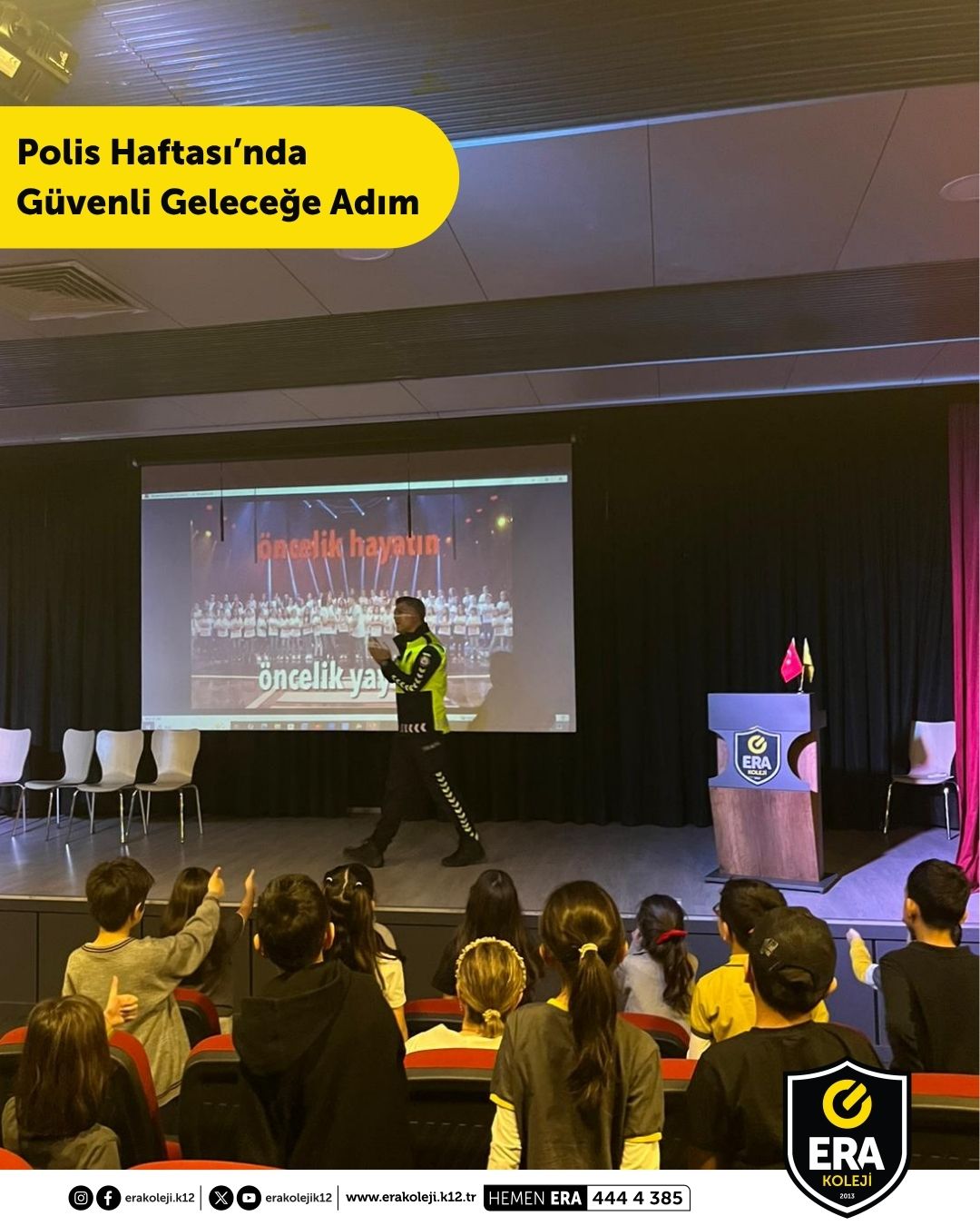 ERA Koleji – POLİS HAFTASI'NDA ANLAMLI BİR SEMİNER görseli