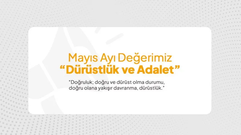ERA Koleji – Mayıs Ayı Değerimiz  görseli