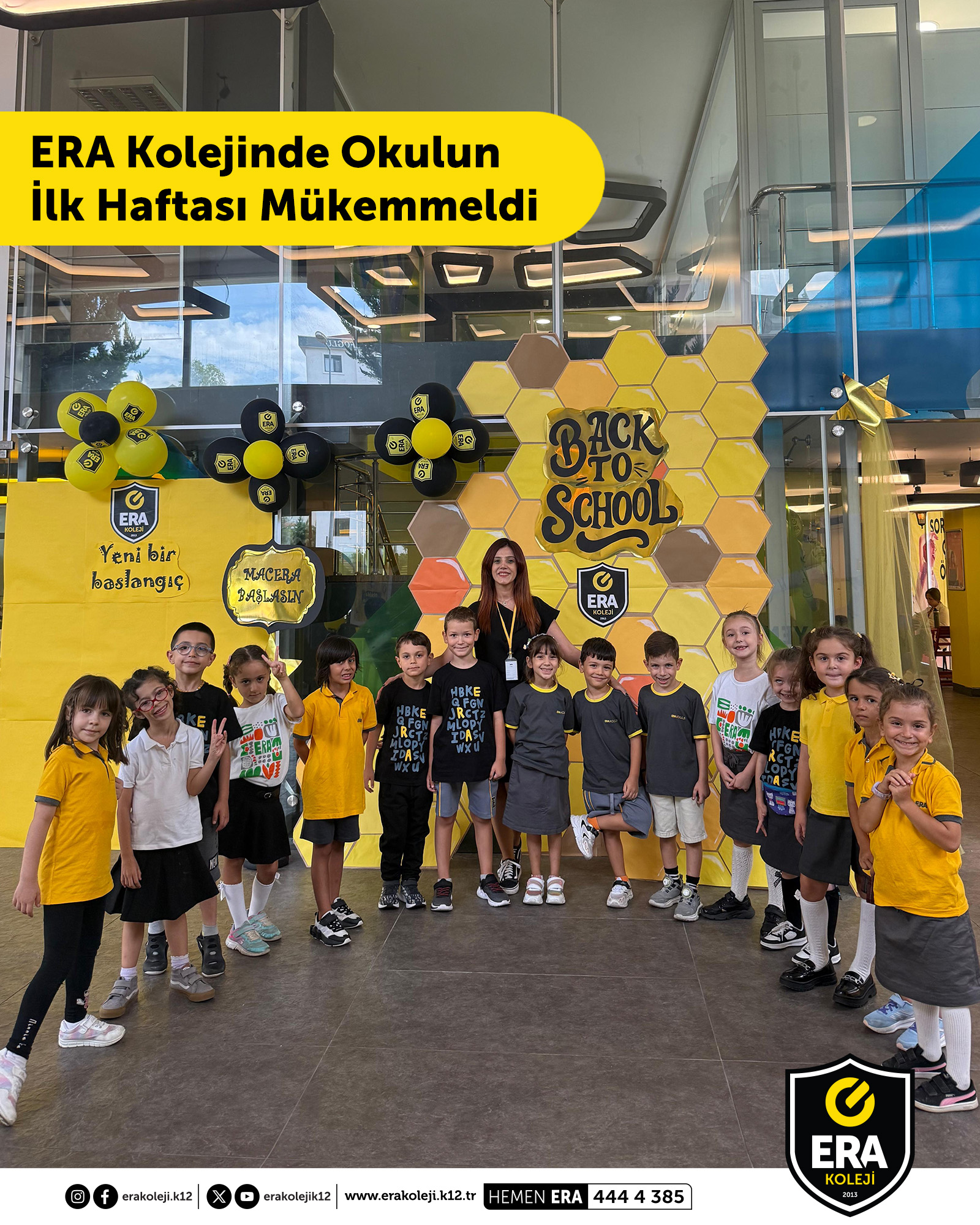 ERA Koleji –  ERA Kolejinde Okulun İlk Haftası Mükemmeldi görseli