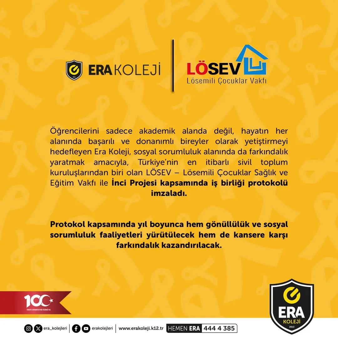 ERA Koleji – Era Koleji, Lösev işbirliği  görseli