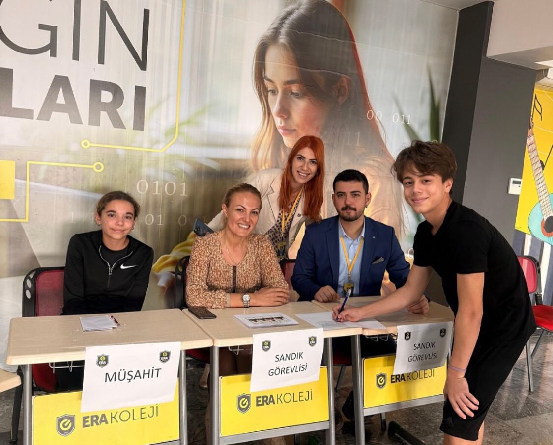 ERA Koleji – ERA Koleji İzmir Mavişehir Kampüsü’nde Demokrasi Heyecanı: Ortaokul Başkanlık Seçimi Gerçekleşti! görseli