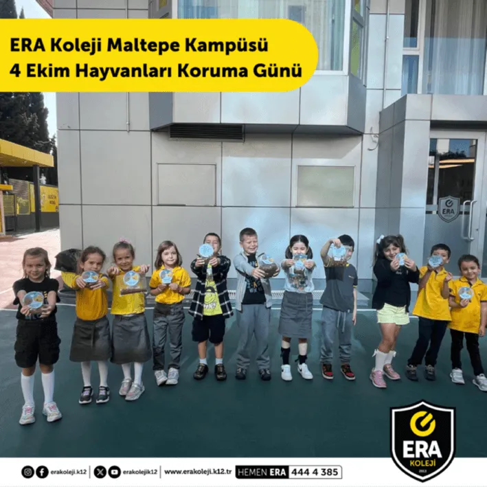 ERA Koleji – ERA Koleji Maltepe Kampüsü’nden Hayvanları Koruma Günü Etkinliği görseli