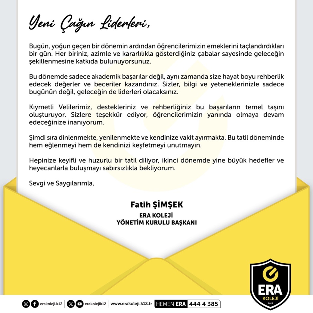 ERA Koleji - Haber Detay