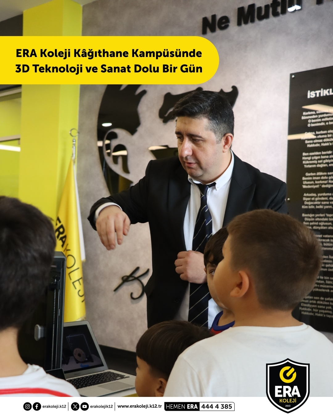 ERA Koleji – ERA Koleji Kâğıthane Kampüsünde 3D Teknoloji ve Sanat Dolu Bir Gün görseli
