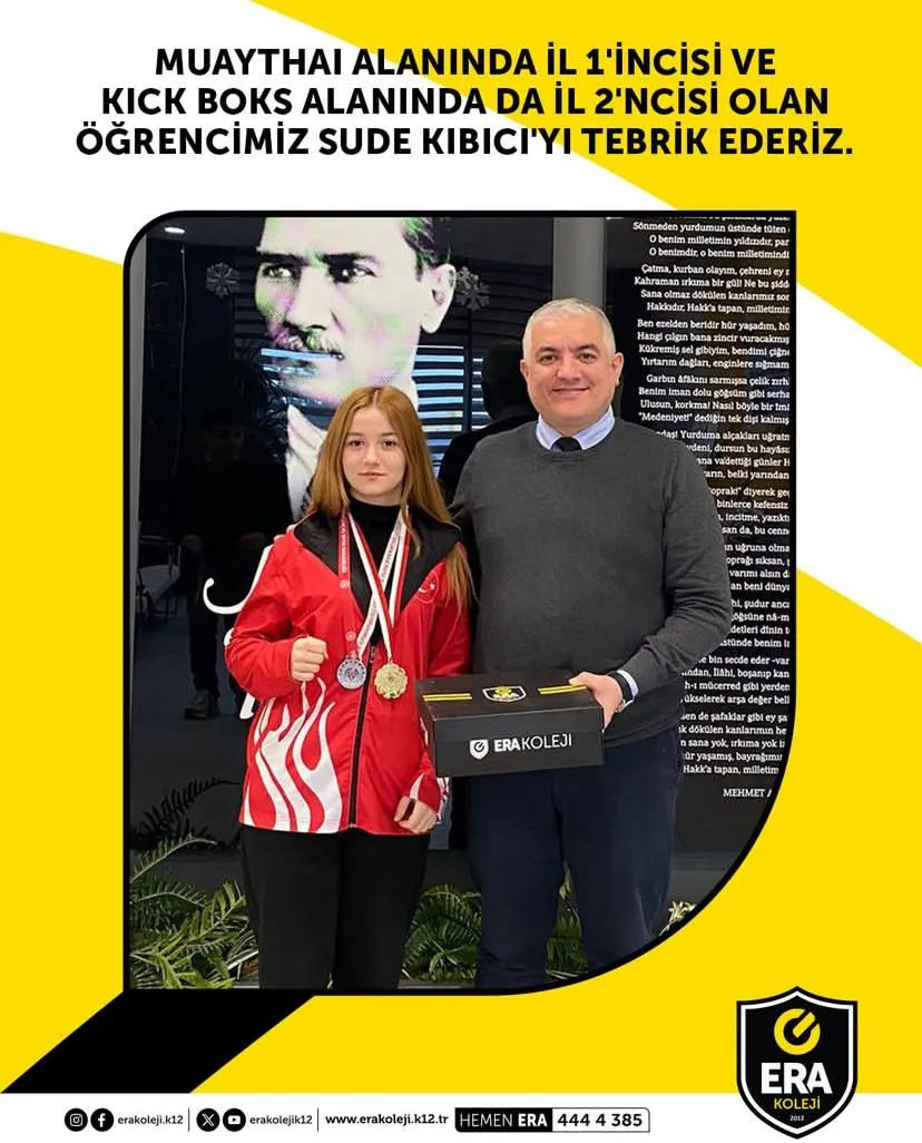 ERA Koleji – ERA KOLEJİNDE BİR ŞAMPİYON DAHA görseli