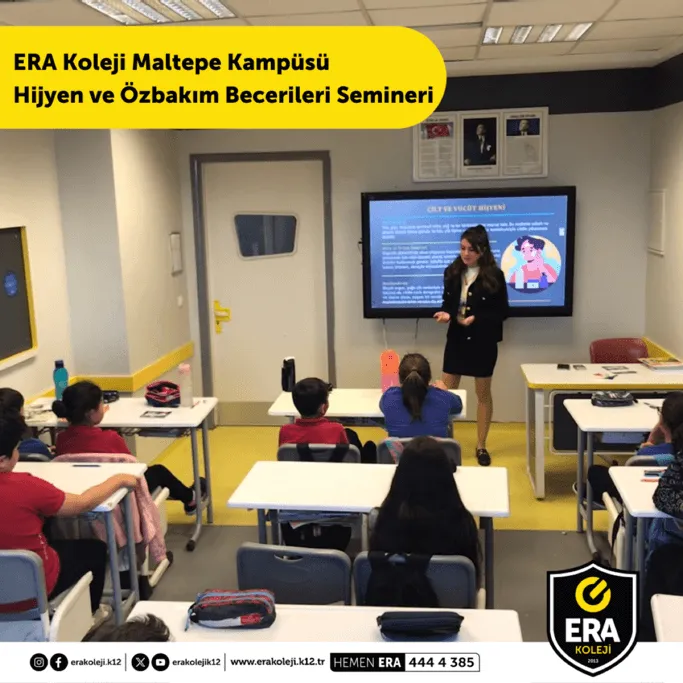 ERA Koleji – Hijyen ve Öz bakım Semineri Era Koleji Maltepe Kampüsü'nde Gerçekleşti görseli