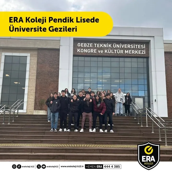 ERA Koleji – ERA KOLEJİ PENDİK LİSE KAMPÜSÜ ÜNİVERSİTE GEZİSİ görseli