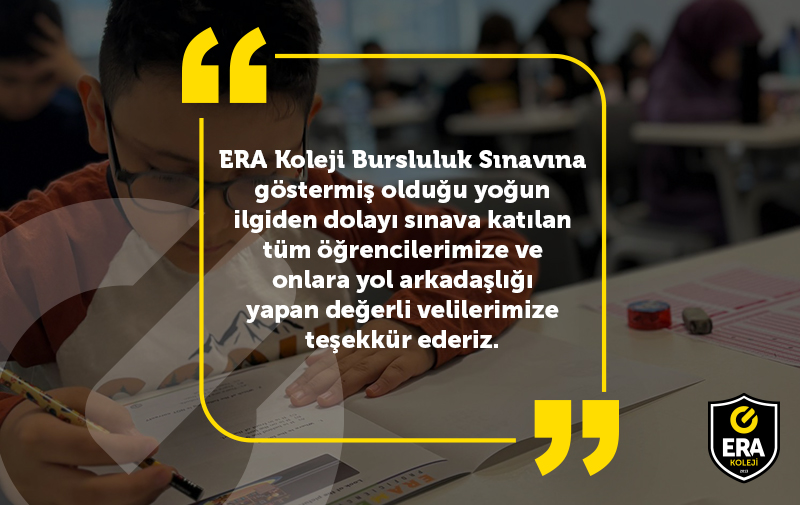 ERA Koleji Bursluluk Sınavı