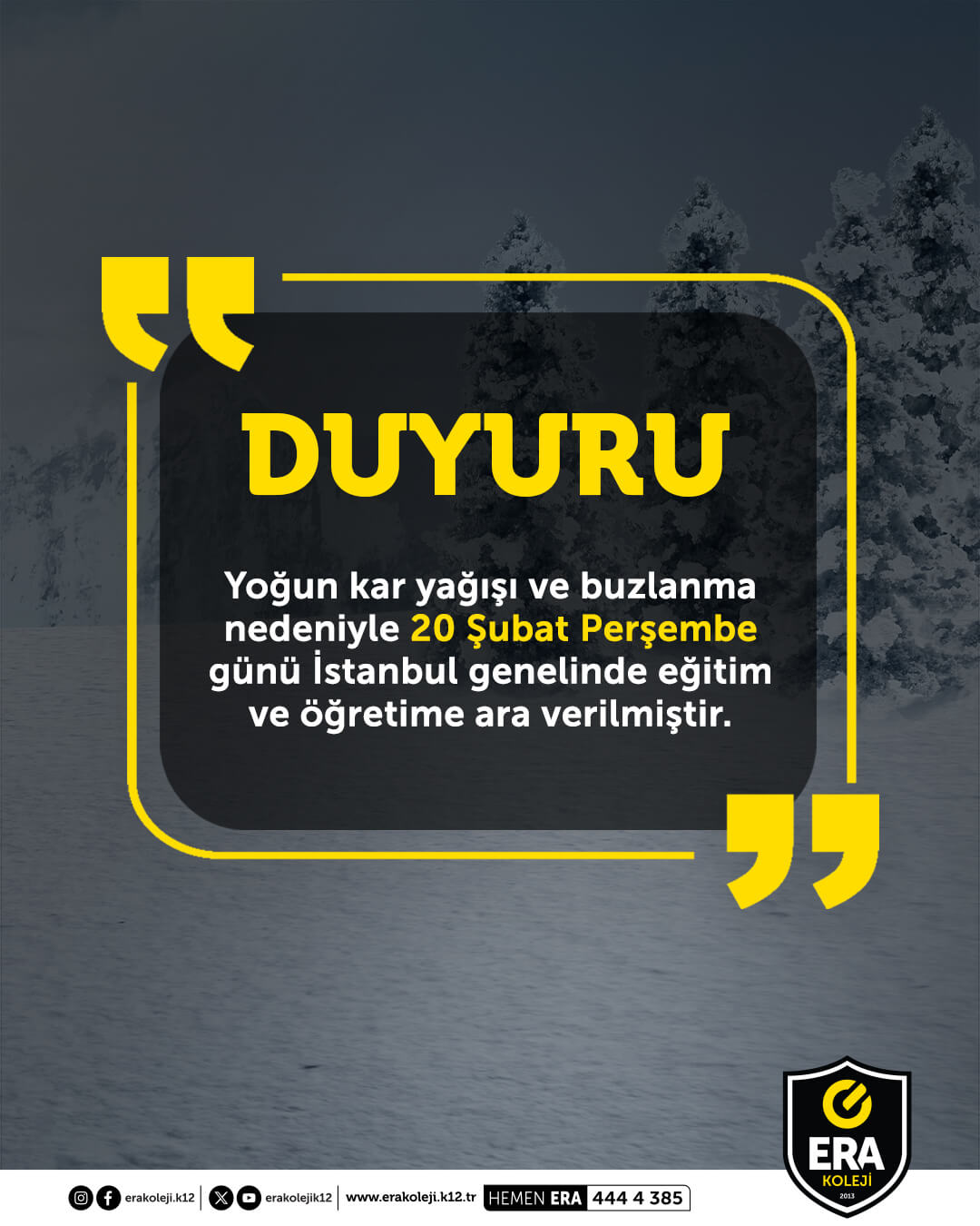 ERA Koleji - Haber Detay