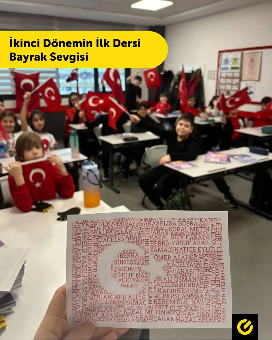 ERA Koleji – ERA Kolejinde İlk Dersimiz Bayrak Sevgisi görseli