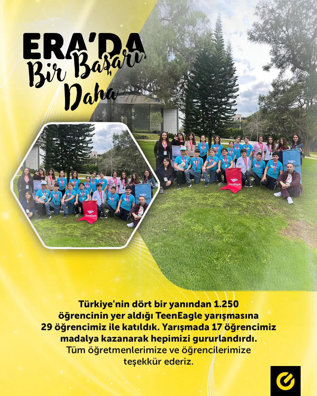 ERA Koleji – ERA Koleji TeenEagle 2026’da Önemli Bir Başarıya İmza Attı görseli