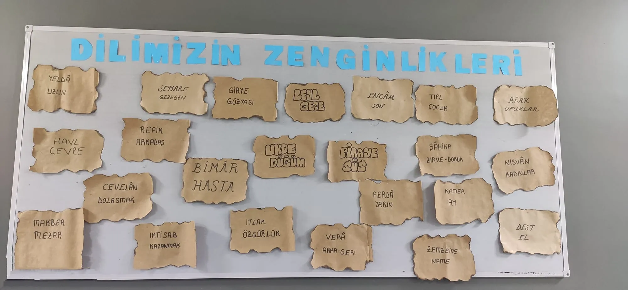 ERA Koleji – DİLİMİZİN ZENGİNLİKLERİ görseli