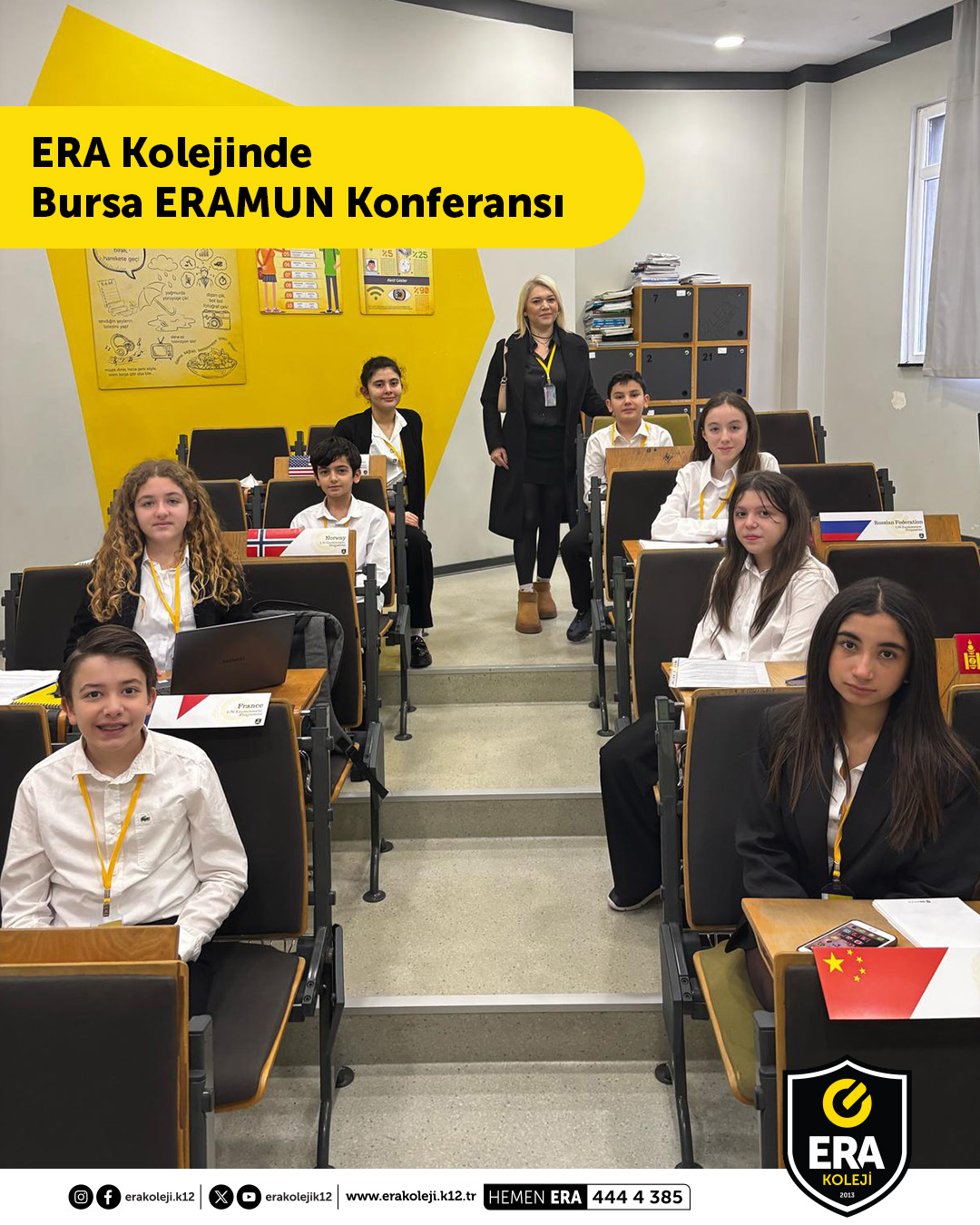 ERA Kolejinde BursaMun Konferansı