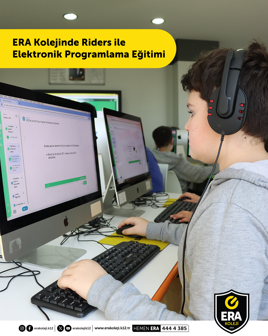 ERA Kolejinde Riders ile Elektronik Programlama